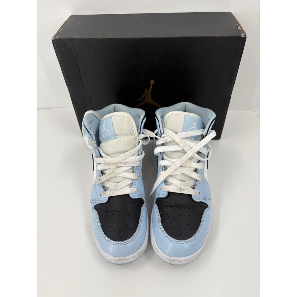 Nike Air Jordan 1 Mid Ice Blue/Black/White